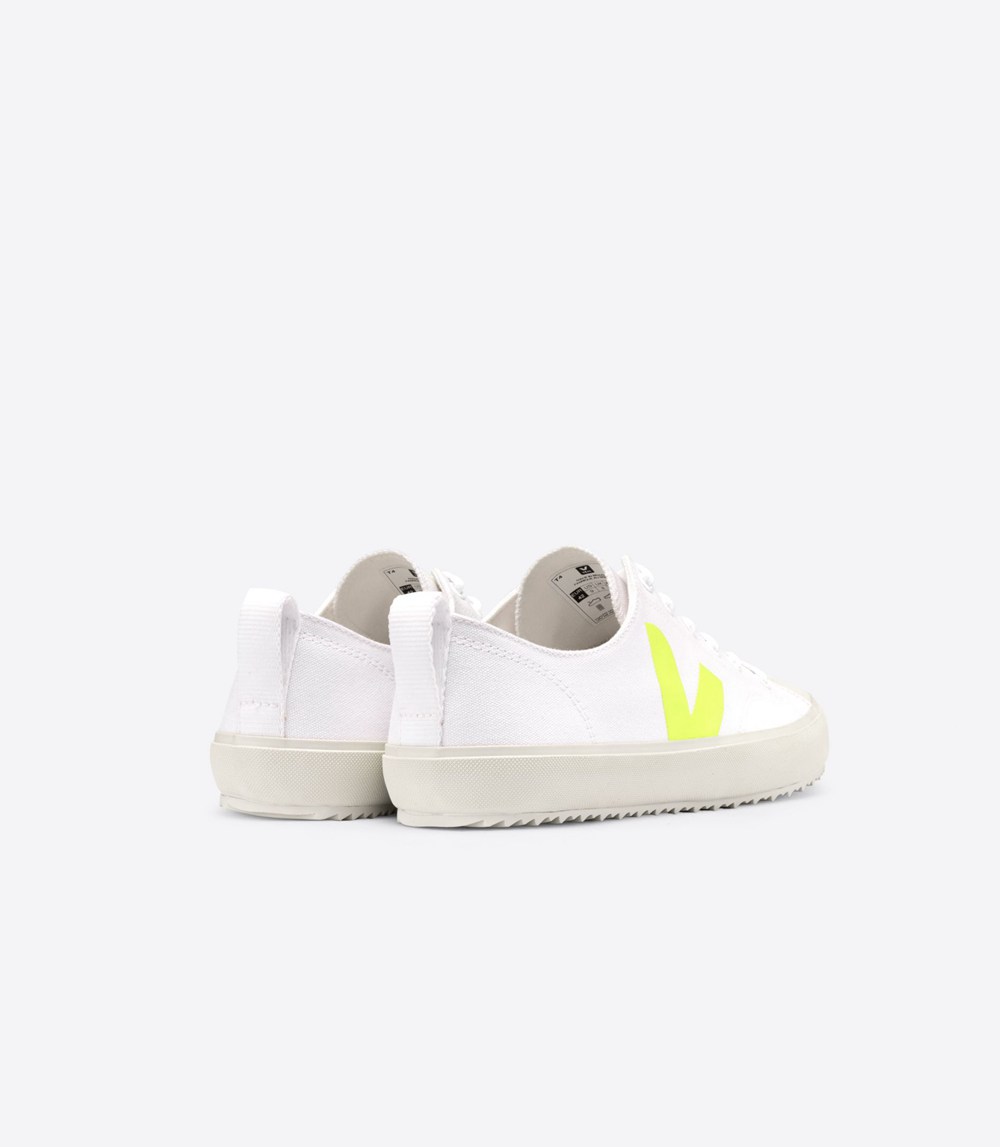 Veja Sneakers Herre Hvide - Nova Lærred - QXCDF5091